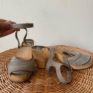 Swedish Hasbeens Clogs, size 37/7
